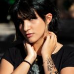 Close Up Photo of a Woman with Dark Hair